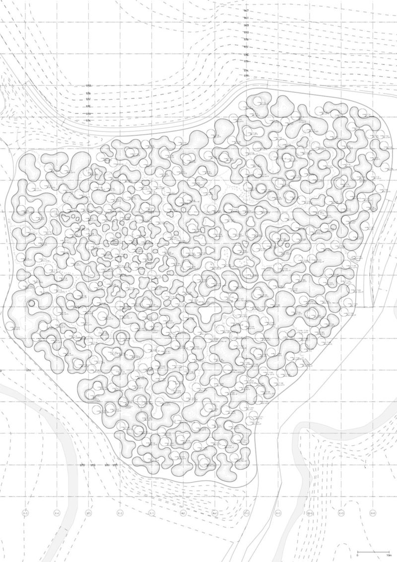 Junya Ishigami - Water Garden, 2018, Nasu Mountains, Tochigi Prefecture, Japan, plan